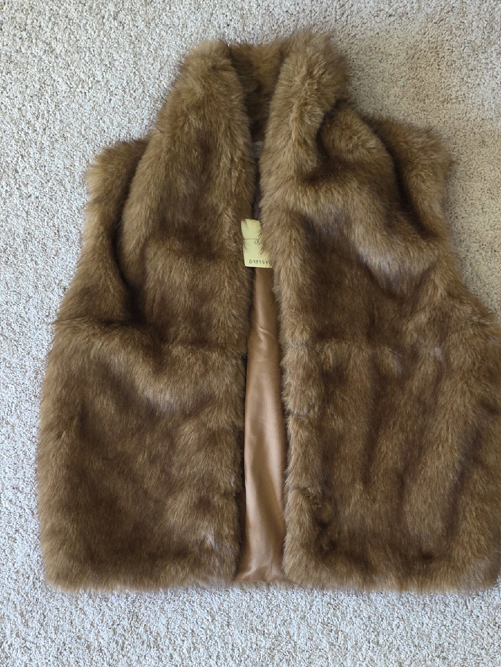 Faux Fur Vest - Brand New